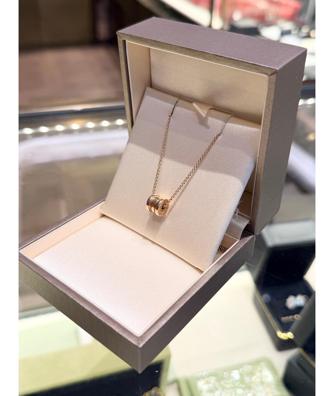 BVLGARI Золотое колье из розового золота, фото 3