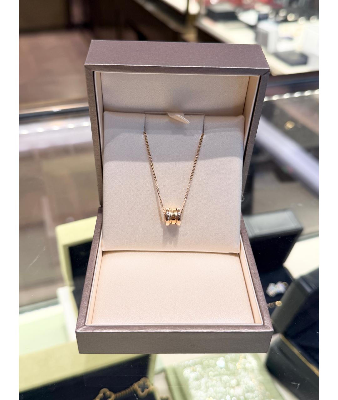 BVLGARI Золотое колье из розового золота, фото 2