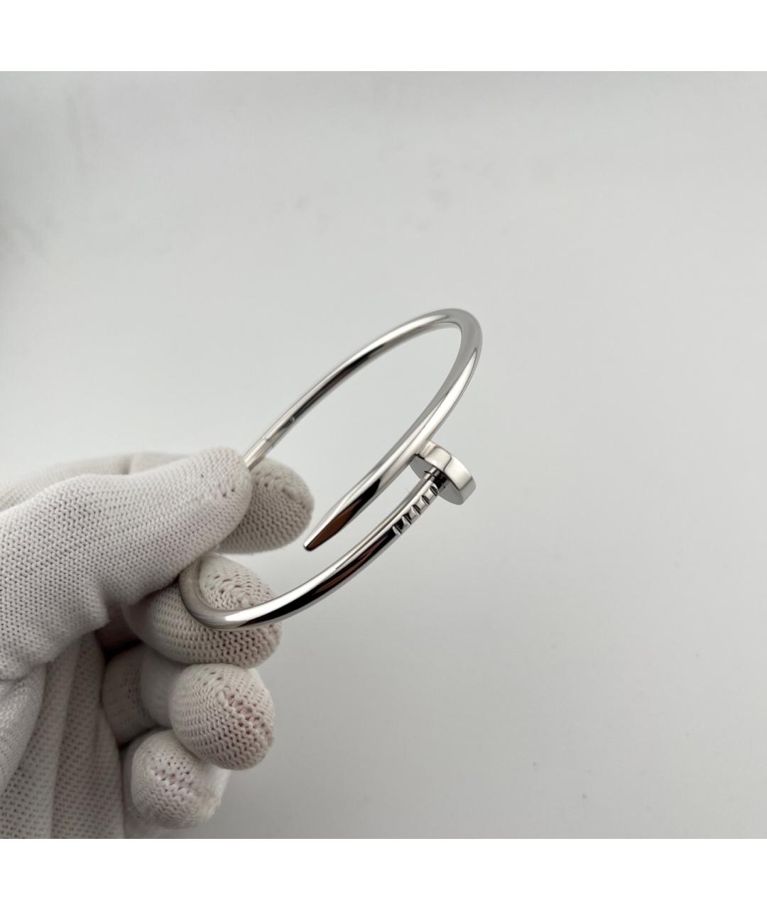 CARTIER Серебрянный браслет из белого золота, фото 5