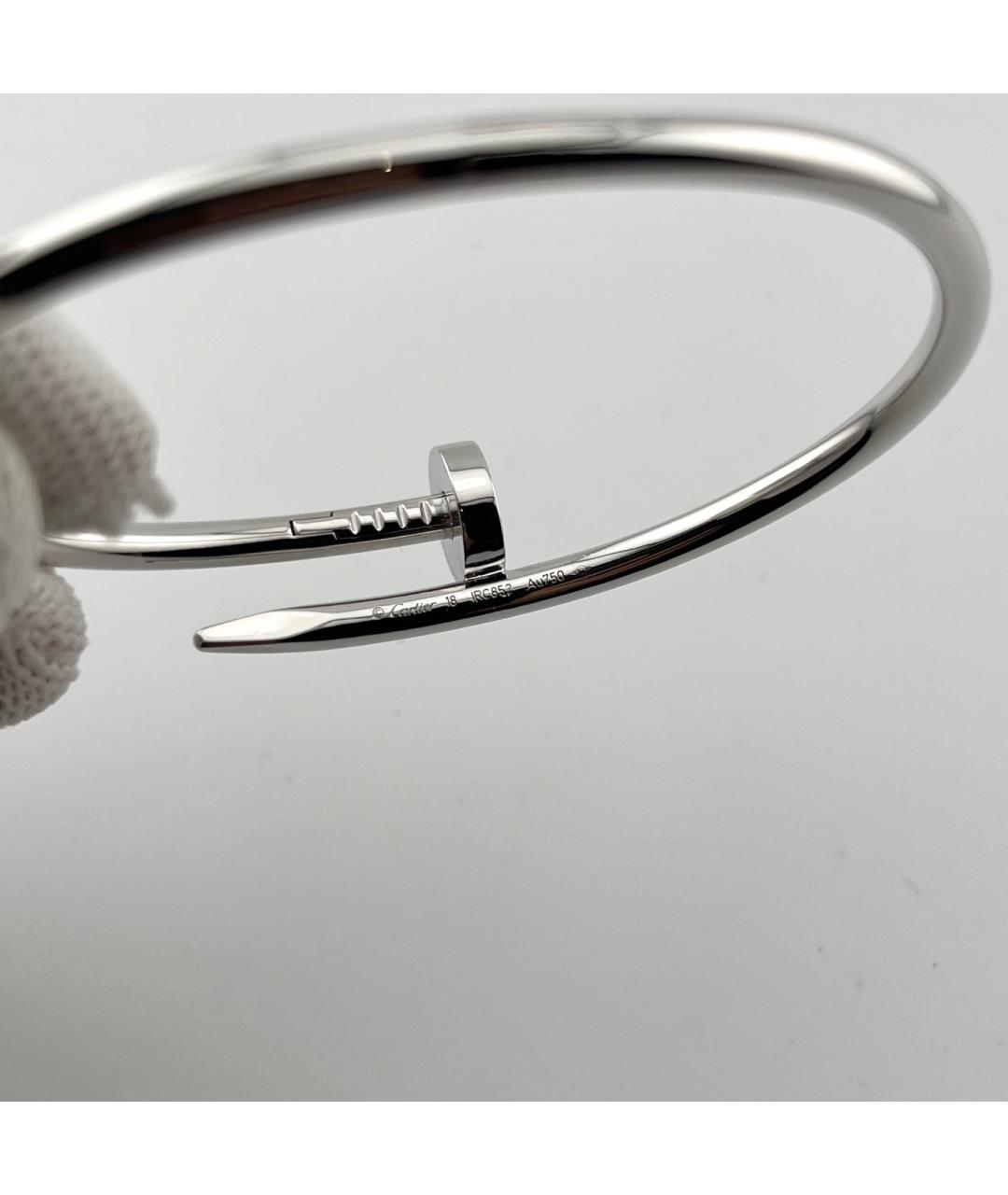 CARTIER Серебрянный браслет из белого золота, фото 7