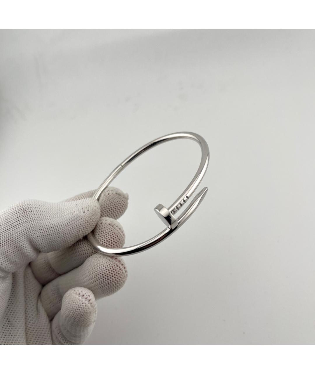 CARTIER Серебрянный браслет из белого золота, фото 4