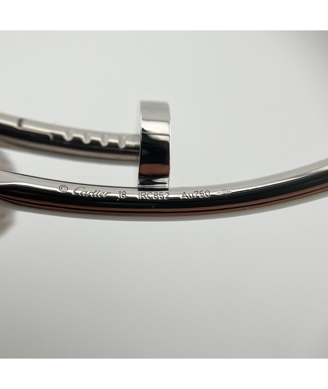 CARTIER Серебрянный браслет из белого золота, фото 6