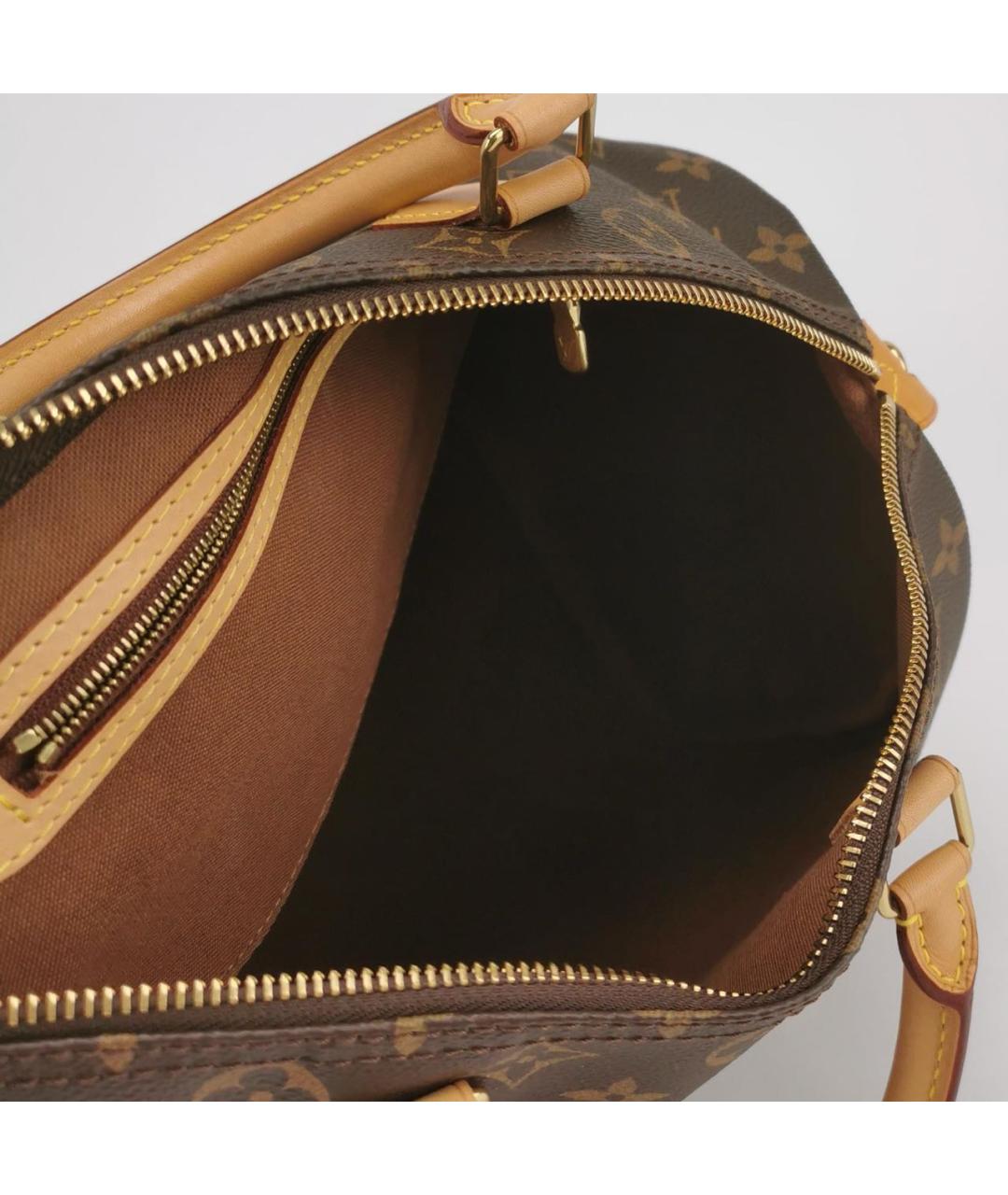 LOUIS VUITTON Коричневая сумка с короткими ручками, фото 6