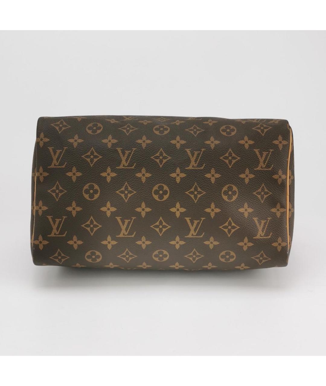 LOUIS VUITTON Коричневая сумка с короткими ручками, фото 5