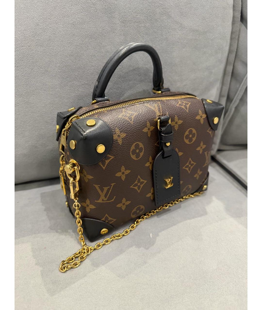 LOUIS VUITTON Коричневая сумка с короткими ручками, фото 2