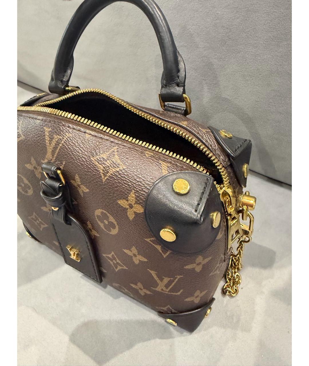 LOUIS VUITTON Коричневая сумка с короткими ручками, фото 4