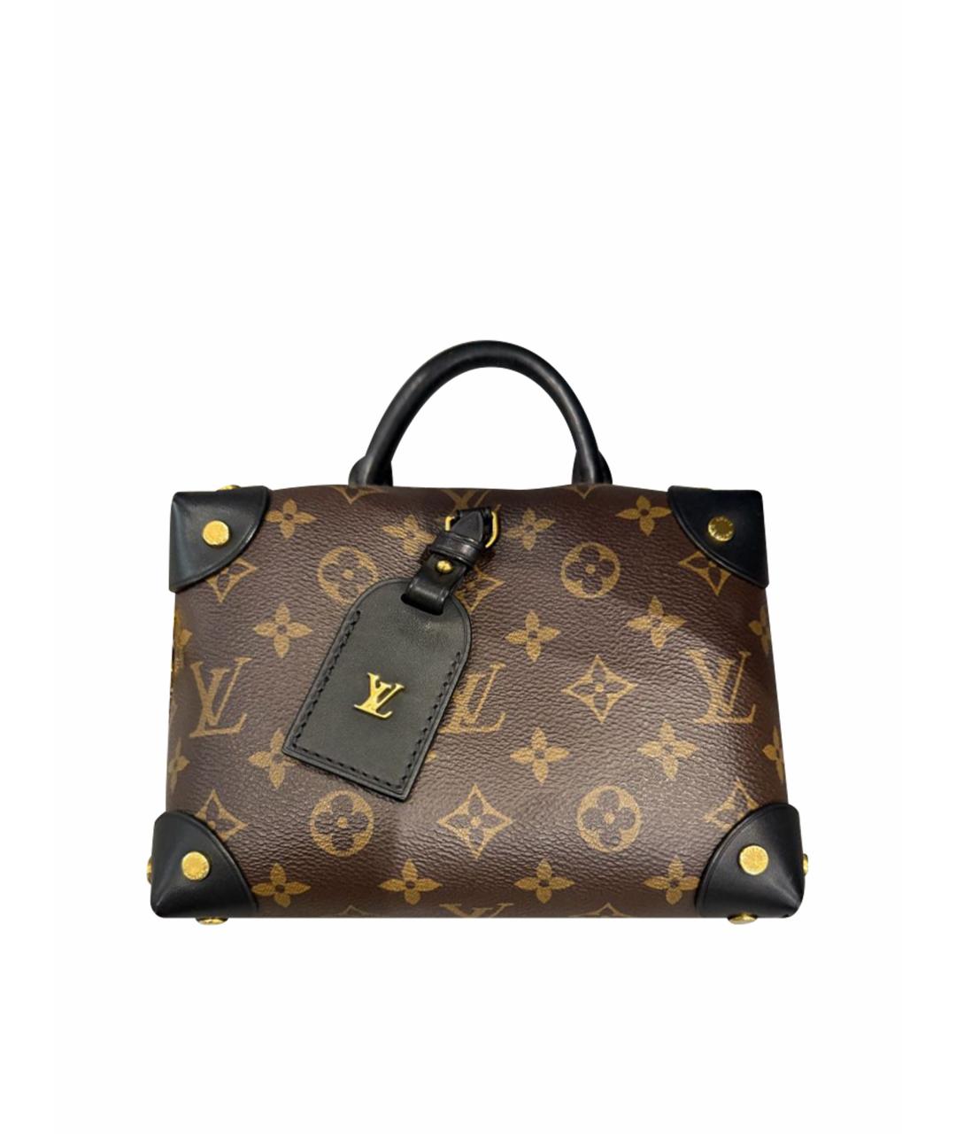 LOUIS VUITTON Коричневая сумка с короткими ручками, фото 1