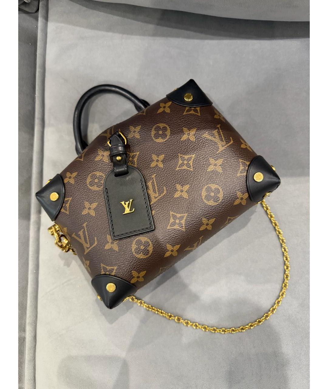 LOUIS VUITTON Коричневая сумка с короткими ручками, фото 5