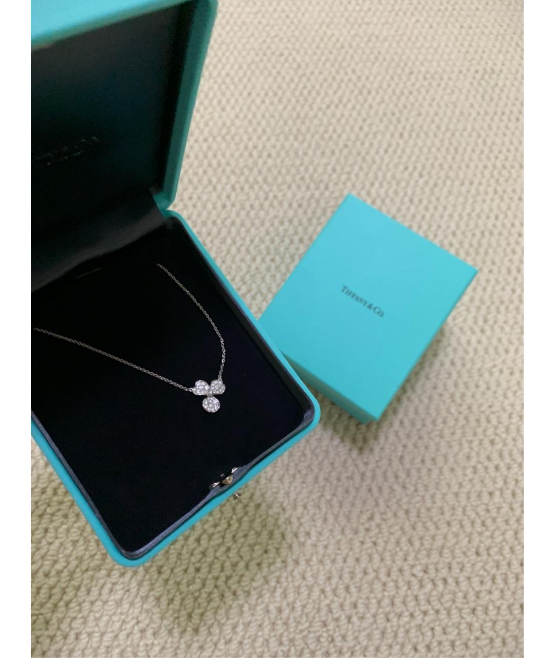 TIFFANY&CO Серебряное платиновое колье, фото 3