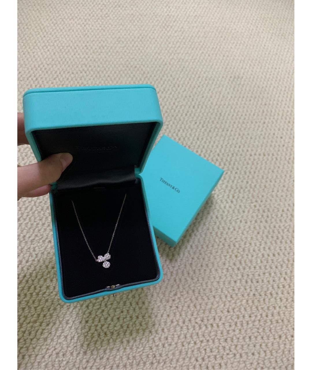 TIFFANY&CO Серебряное платиновое колье, фото 2