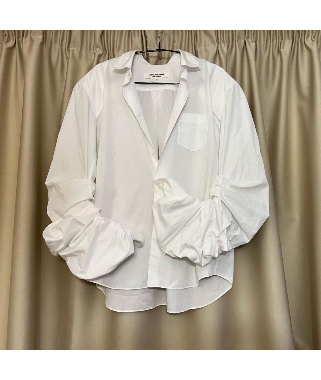JUNYA WATANABE COMME DES GARÇONS Белая хлопковая рубашка, фото 9