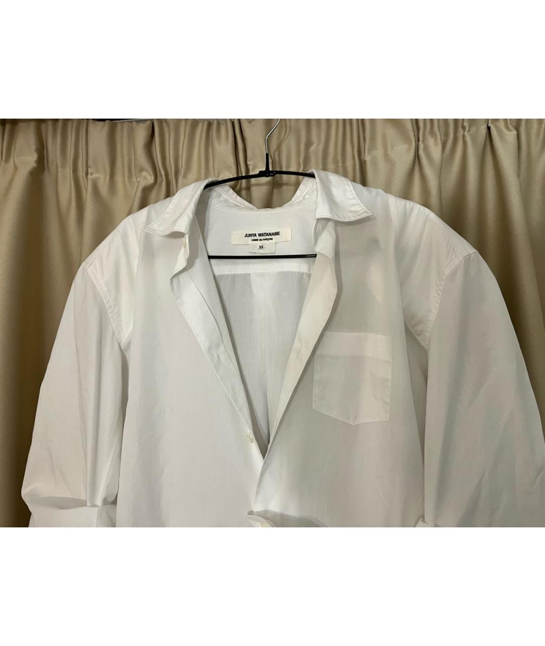 JUNYA WATANABE COMME DES GARÇONS Белая хлопковая рубашка, фото 7