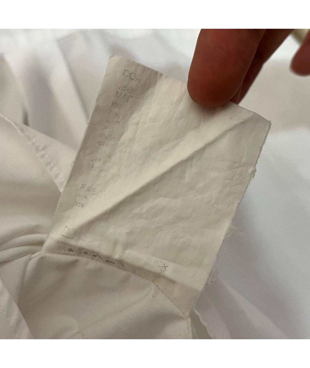 JUNYA WATANABE COMME DES GARÇONS Белая хлопковая рубашка, фото 8