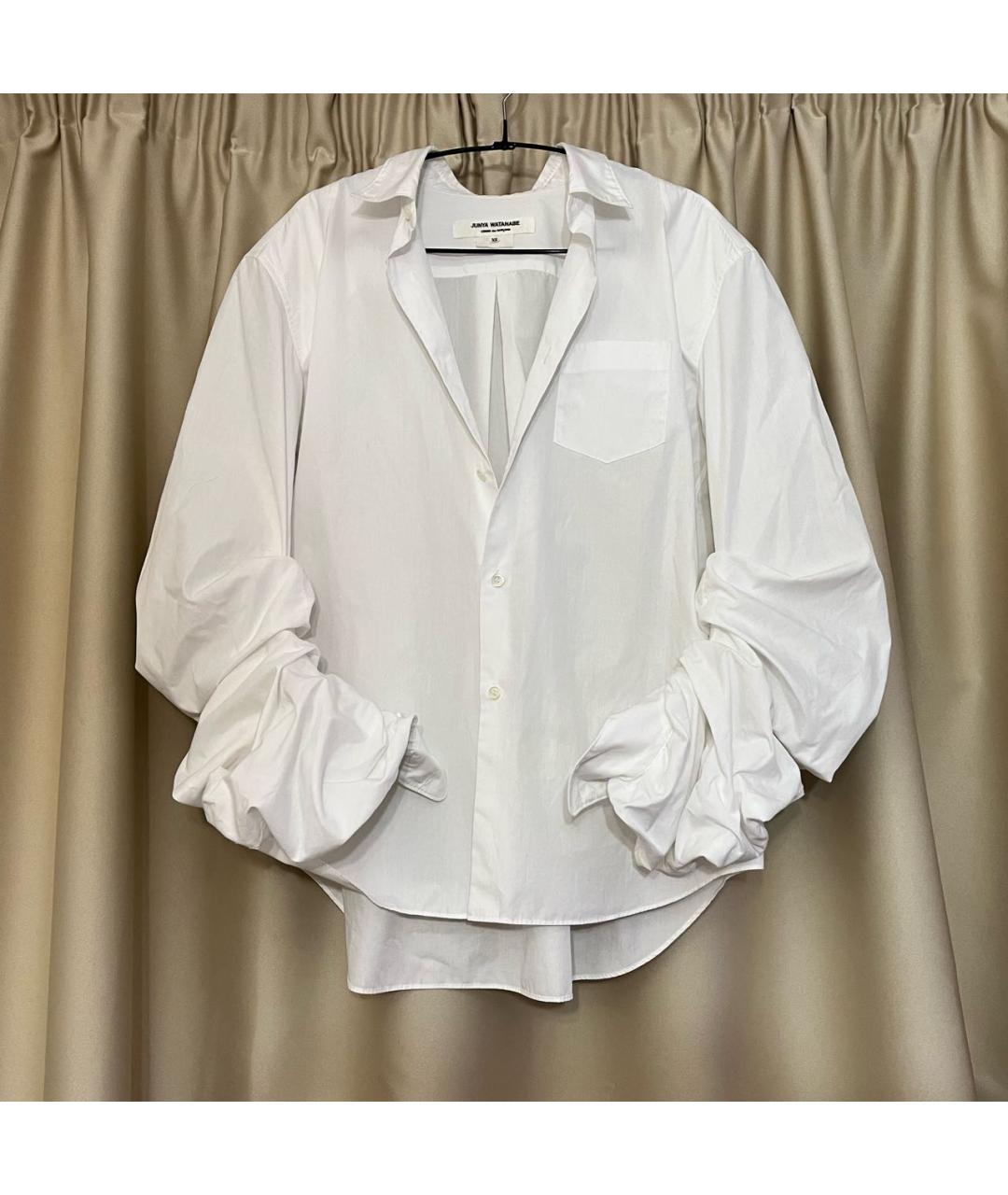 JUNYA WATANABE COMME DES GARÇONS Белая хлопковая рубашка, фото 4