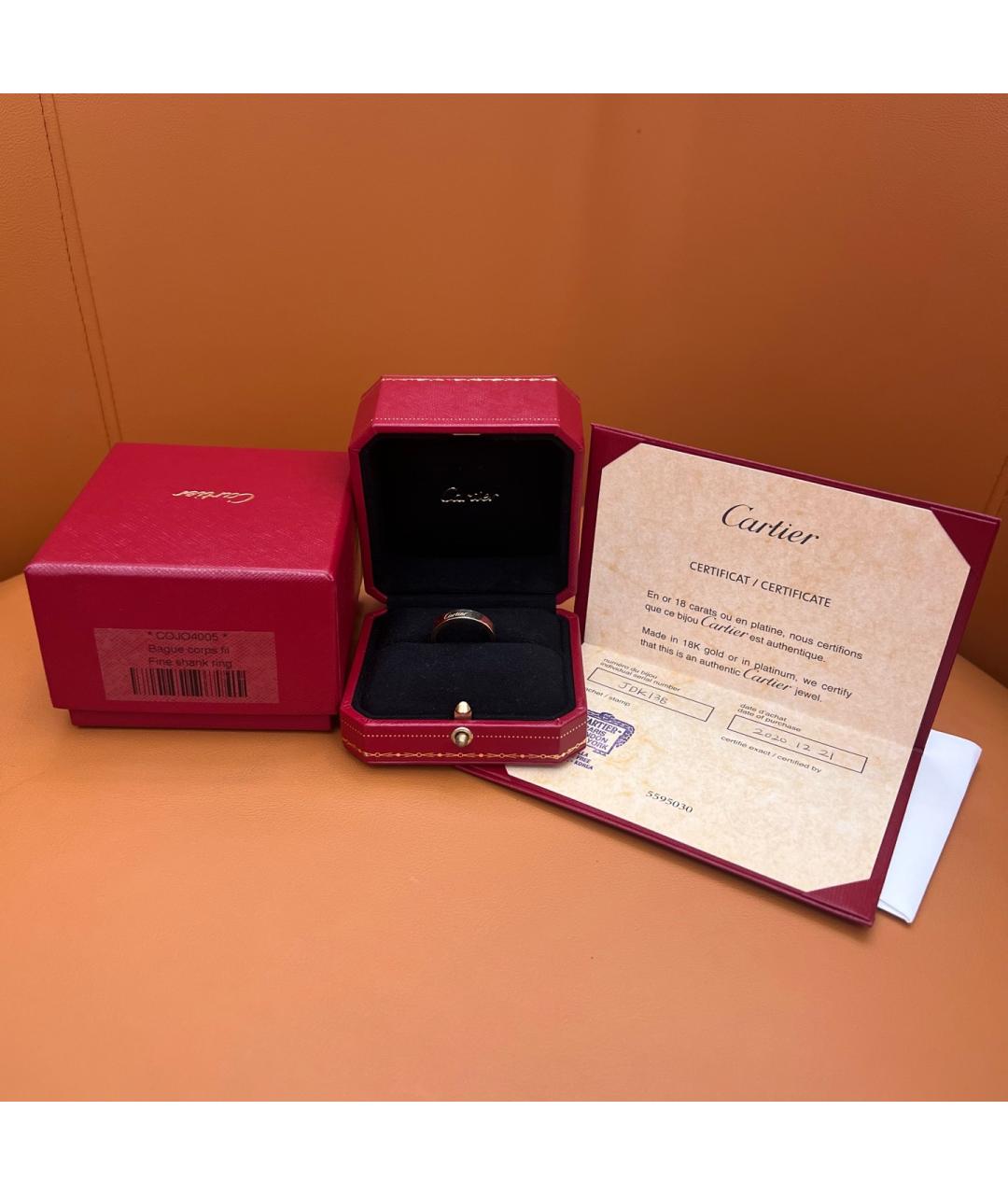 CARTIER Золотое кольцо из розового золота, фото 3