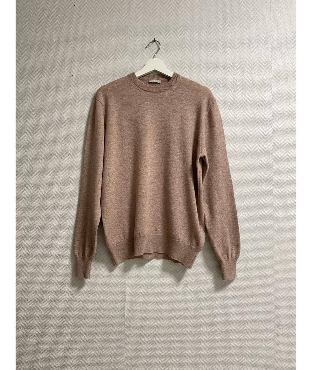 12 STOREEZ Бежевый шерстяной костюм с брюками, фото 3