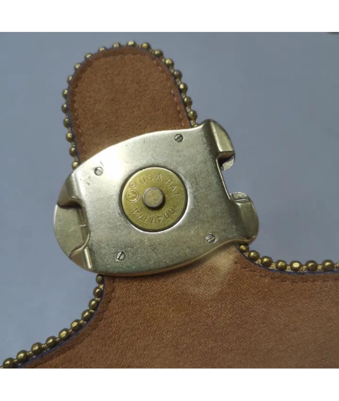 COACH Белая кожаная сумка через плечо, фото 7