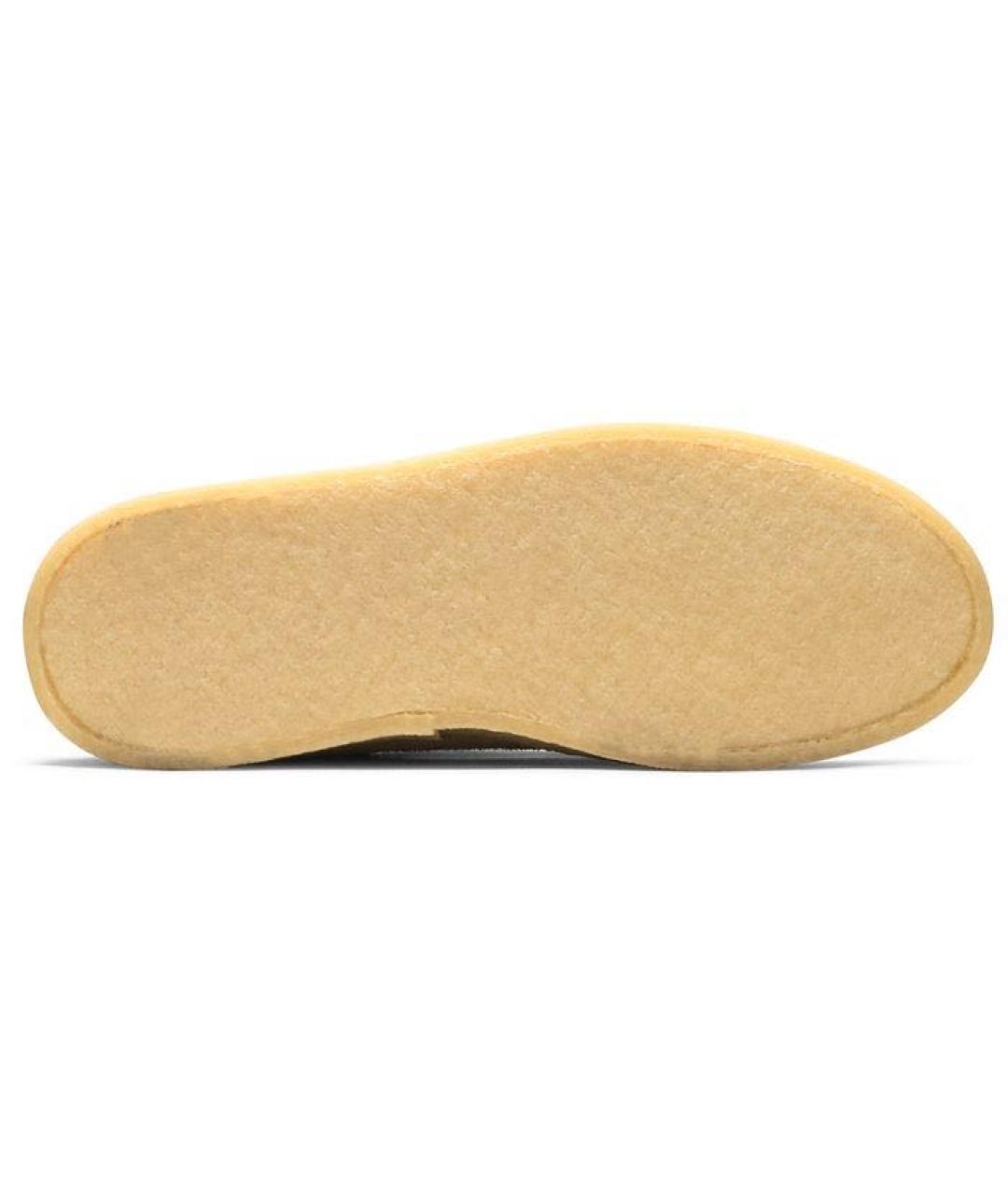 YEEZY Бежевые замшевые низкие кроссовки / кеды, фото 4