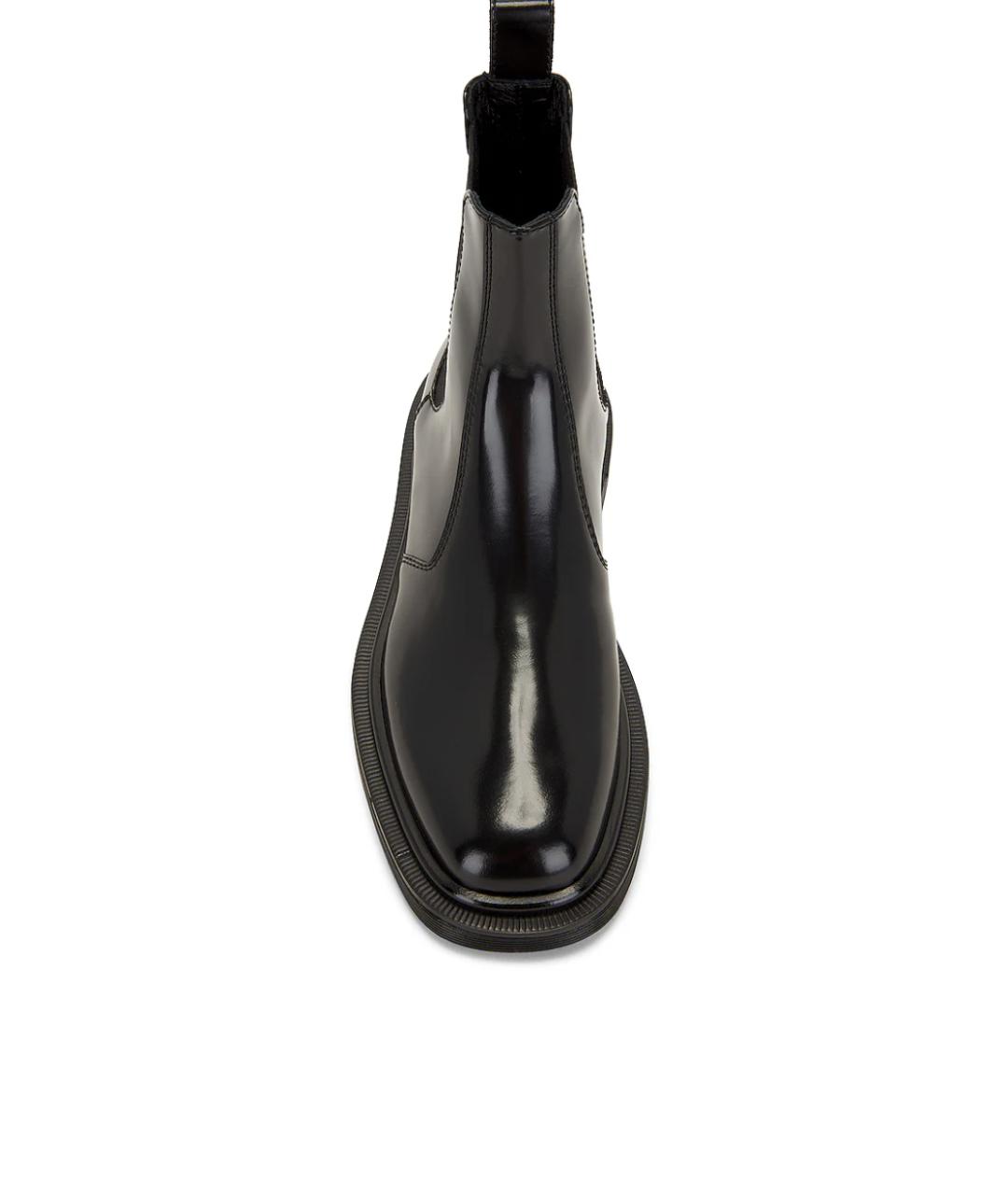 THE ROW Черные кожаные ботинки, фото 4