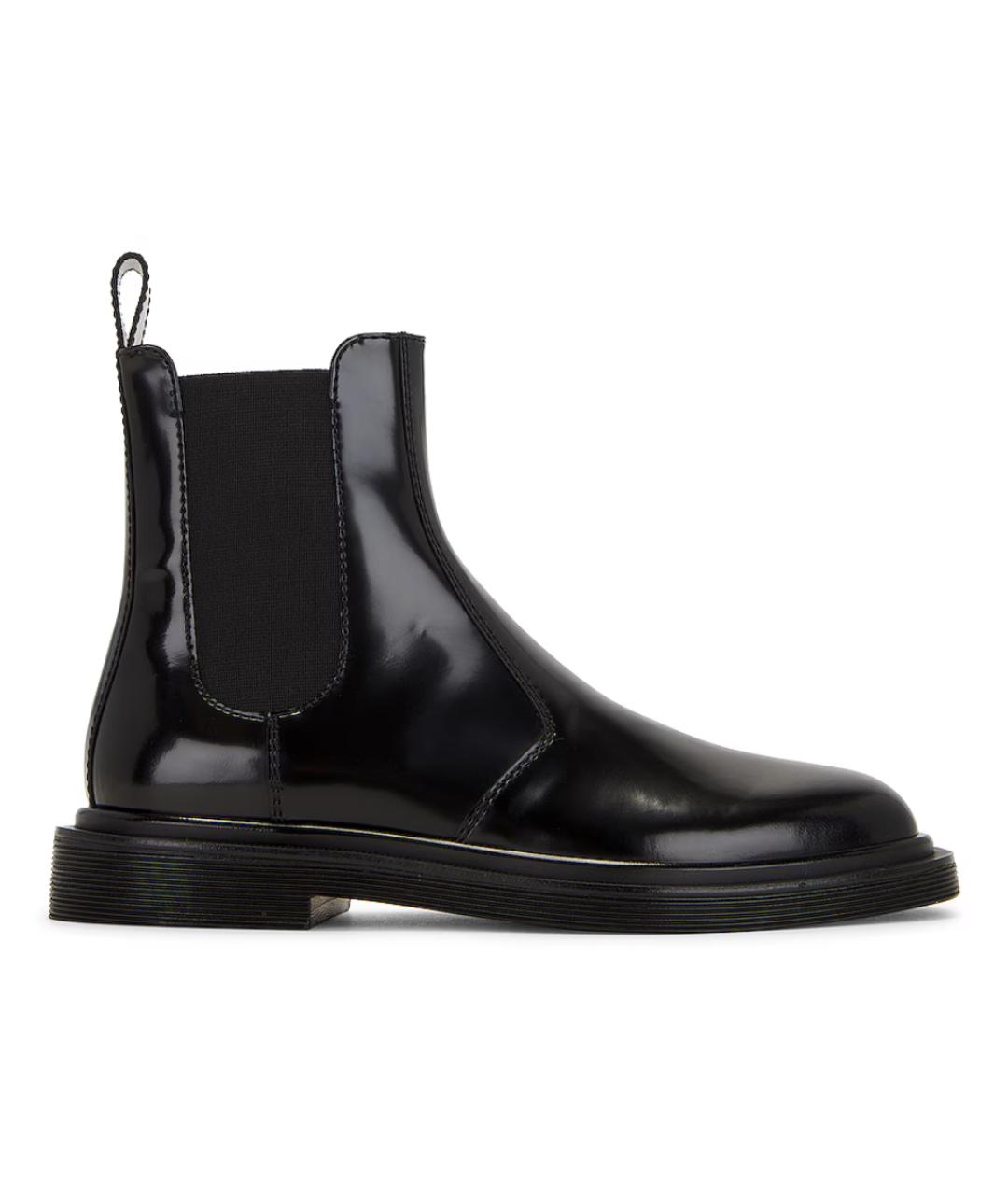 THE ROW Черные кожаные ботинки, фото 1