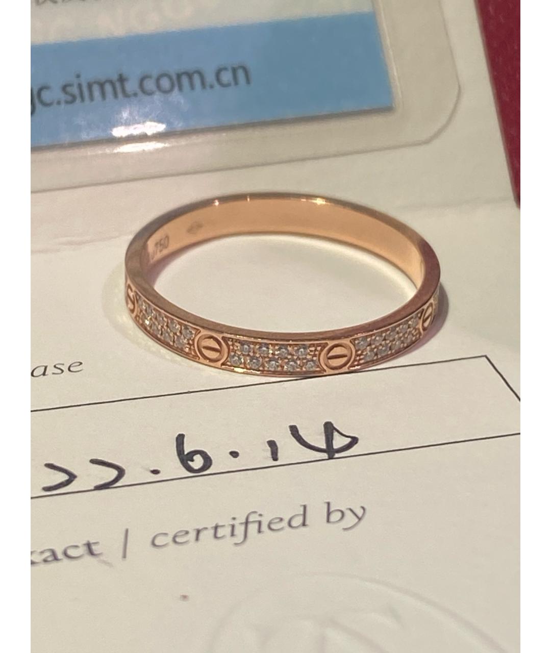 CARTIER Золотое кольцо из розового золота, фото 10