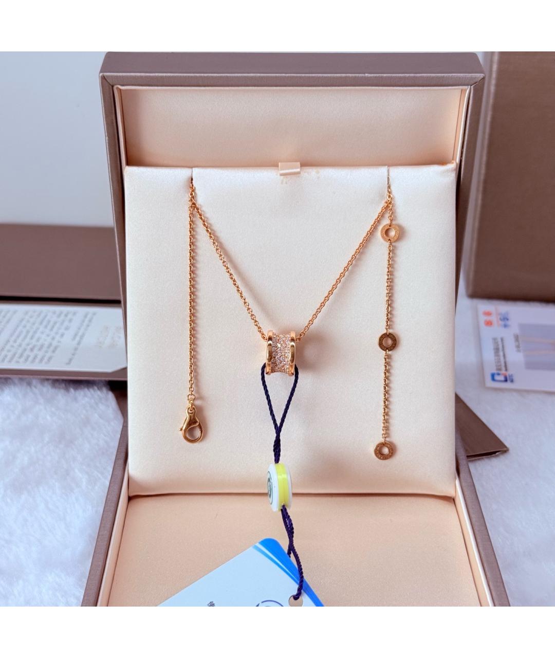 BVLGARI Золотое колье из розового золота, фото 5