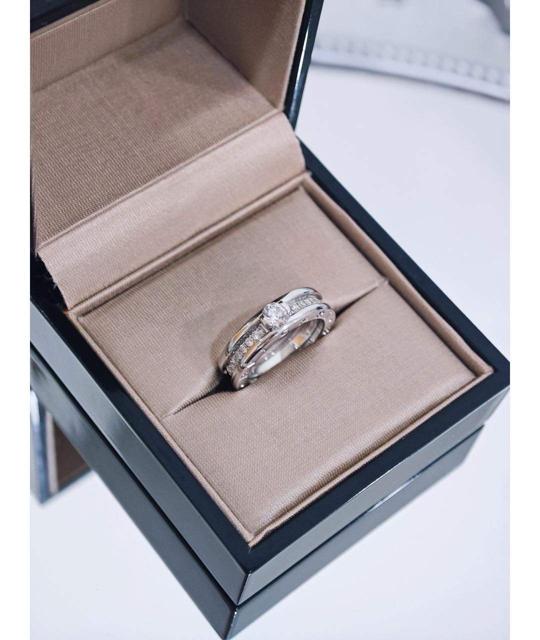 BVLGARI Серебряное кольцо из белого золота, фото 2