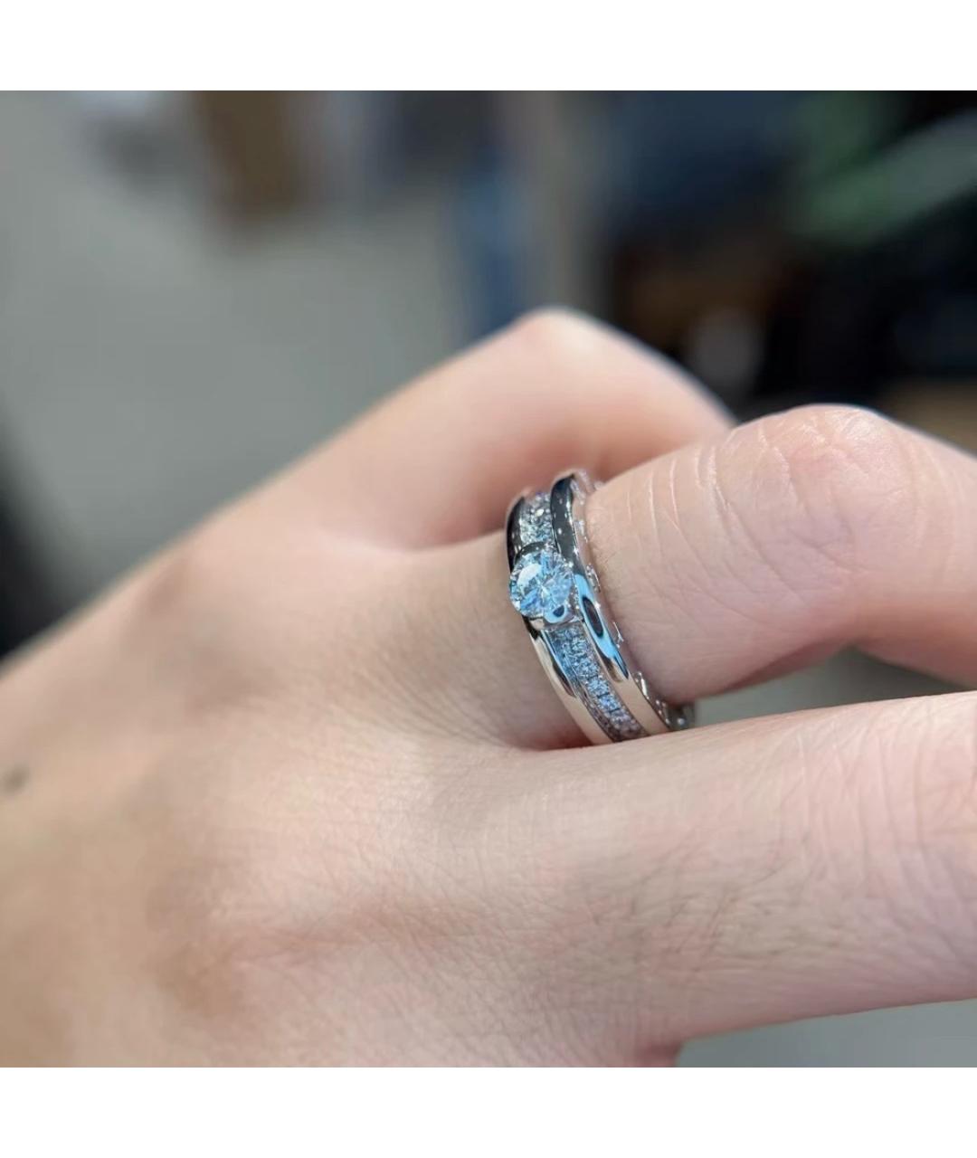 BVLGARI Серебряное кольцо из белого золота, фото 3