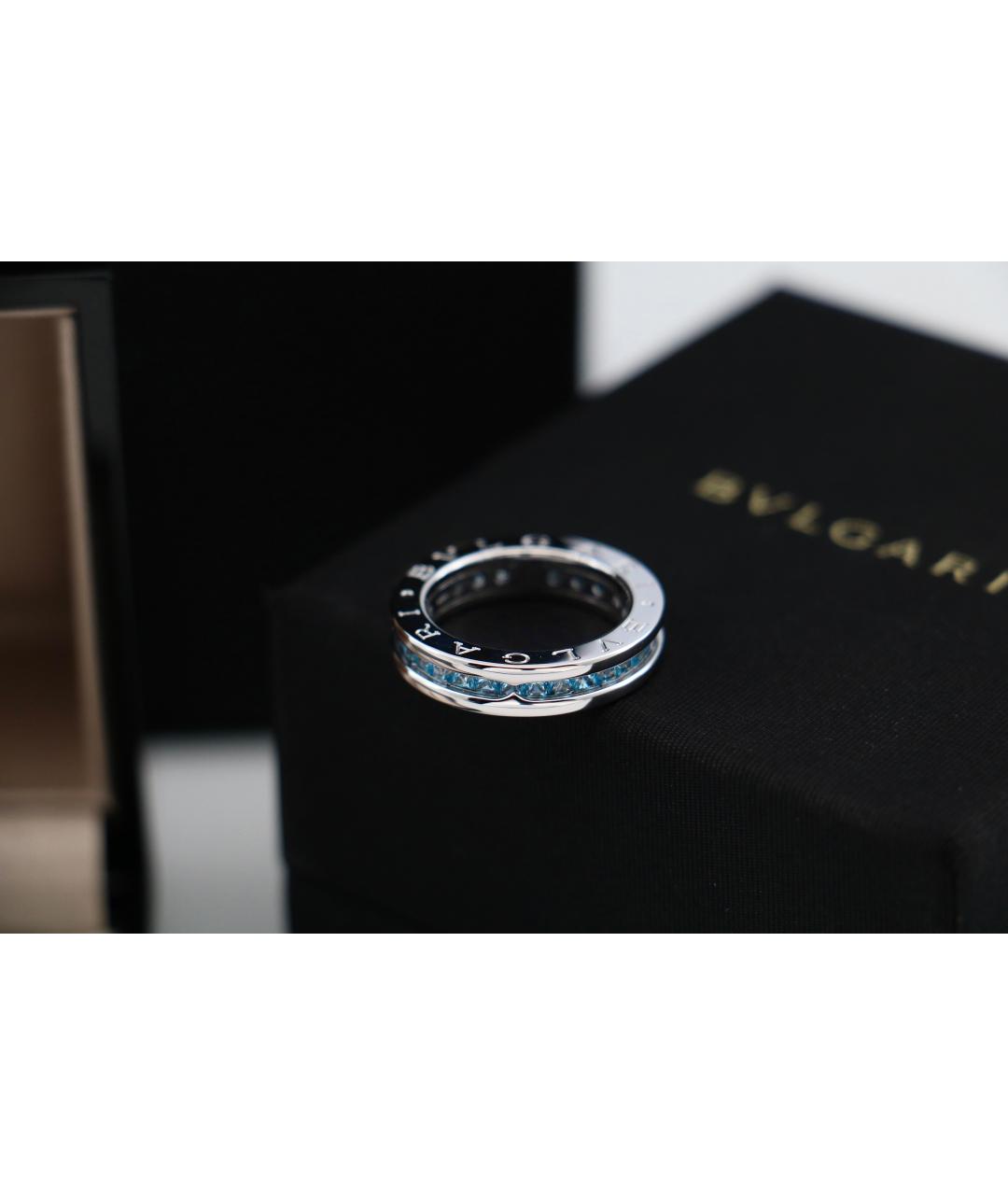 BVLGARI Серебряное кольцо из белого золота, фото 4