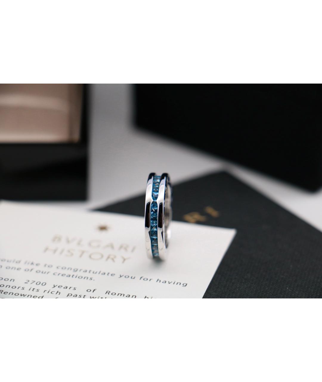 BVLGARI Серебряное кольцо из белого золота, фото 5