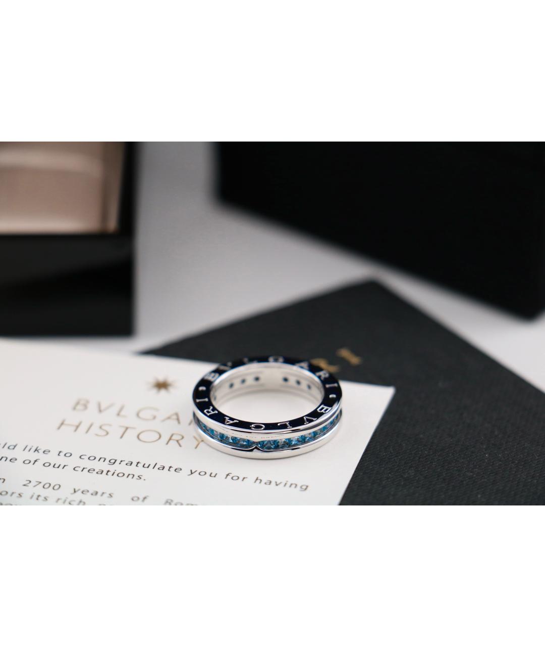 BVLGARI Серебряное кольцо из белого золота, фото 7