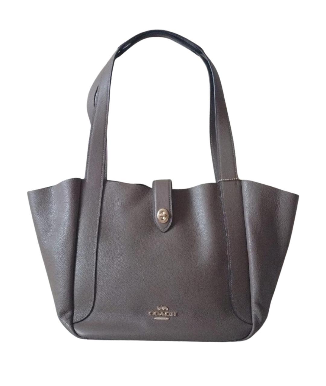 COACH Коричневая кожаная сумка тоут, фото 1