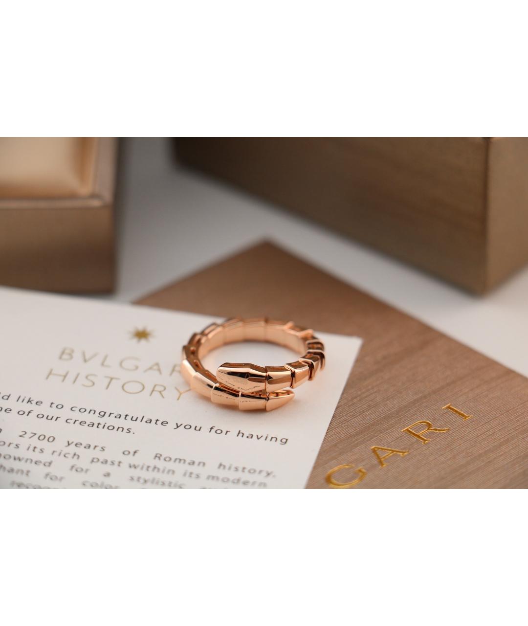 BVLGARI Золотое кольцо из розового золота, фото 4