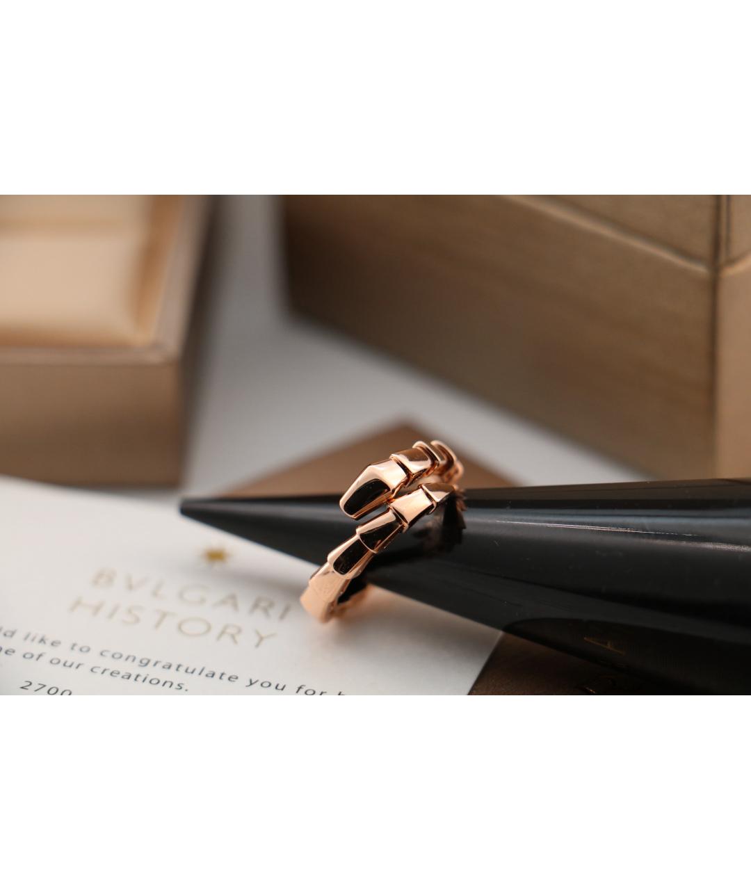 BVLGARI Золотое кольцо из розового золота, фото 5