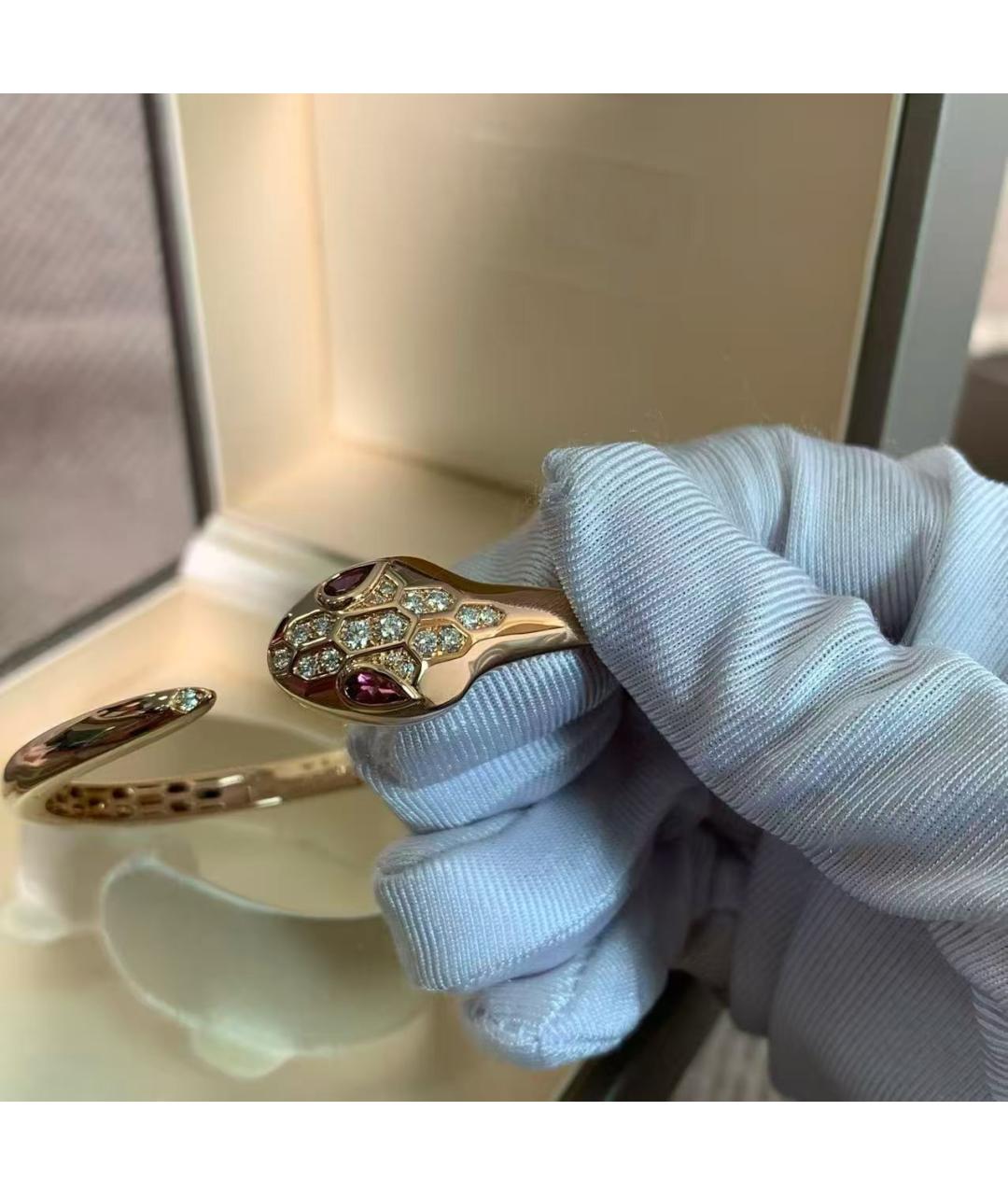 BVLGARI Золотой браслет из розового золота, фото 8