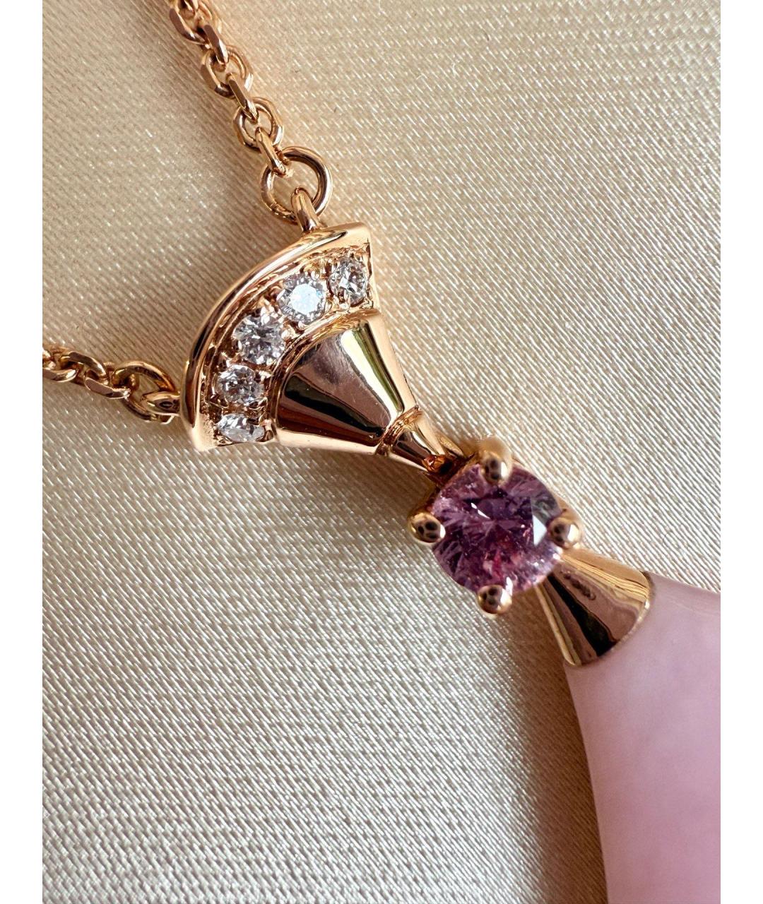 BVLGARI Золотое колье из розового золота, фото 6