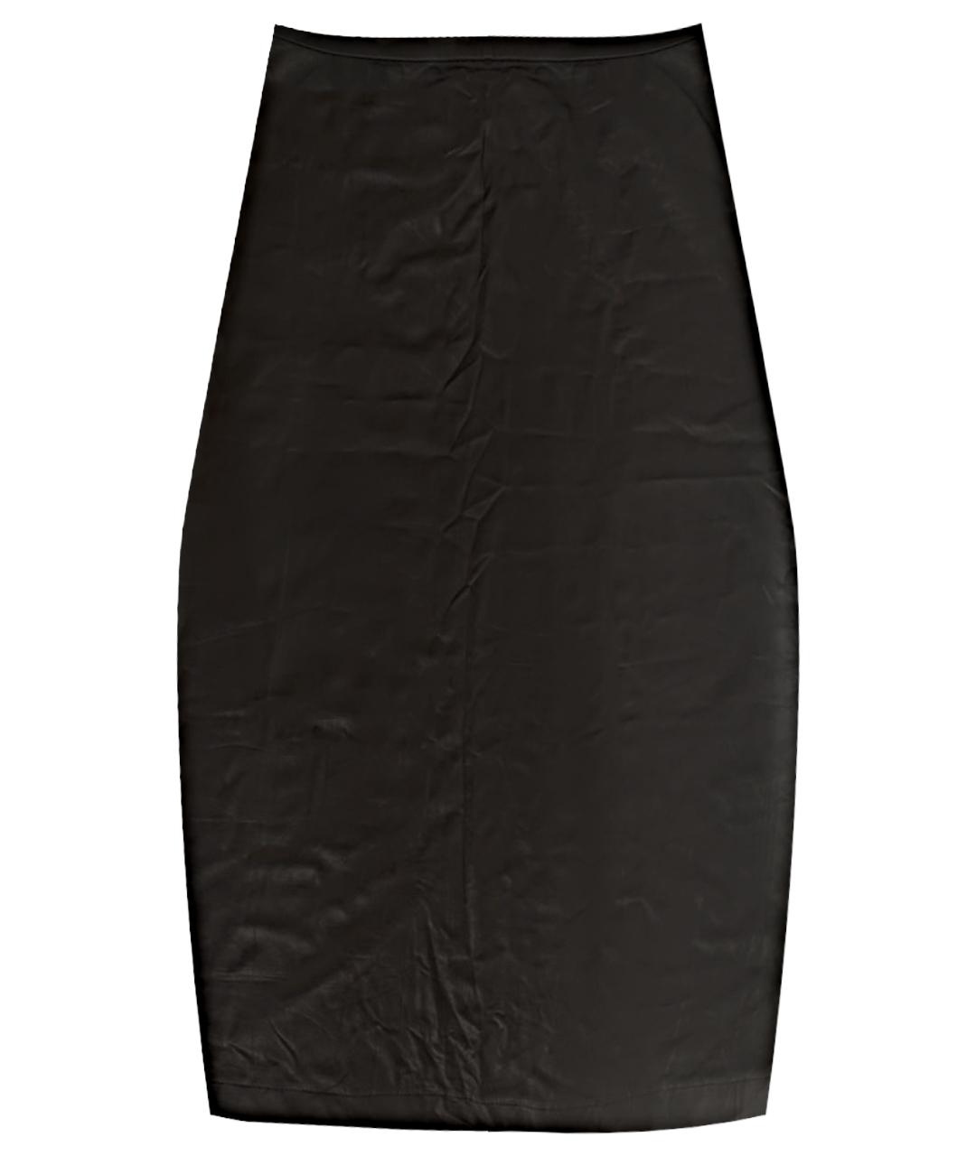 SPORTMAX Коричневая полиамидовая юбка миди, фото 1