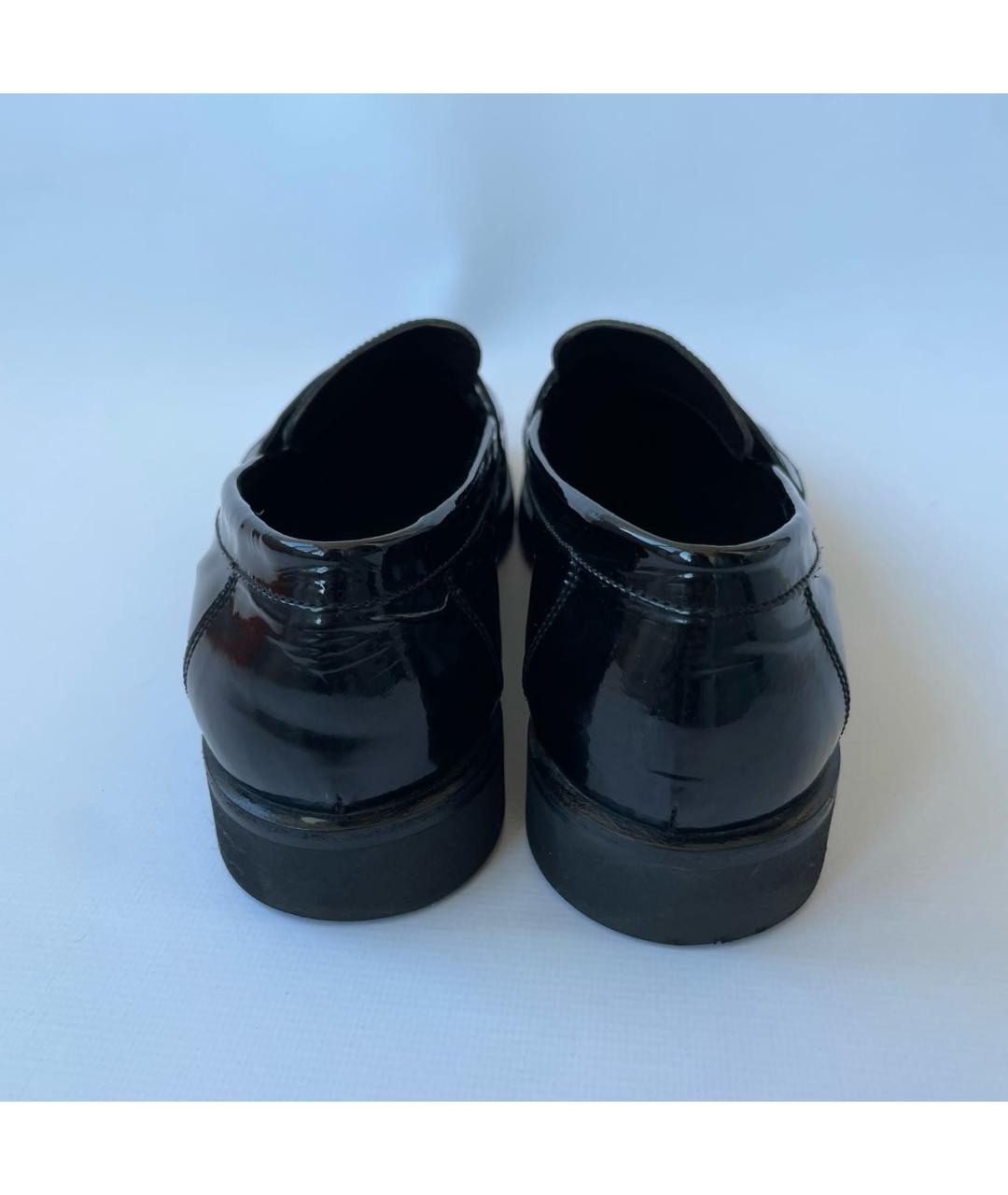 AGL Черные лоферы из лакированной кожи, фото 4