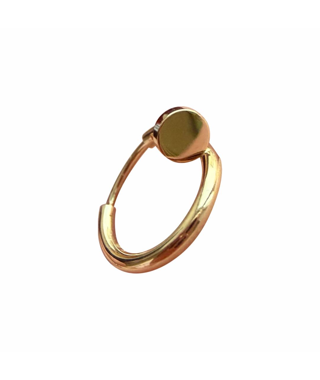 CARTIER Золотые серьги из желтого золота, фото 1