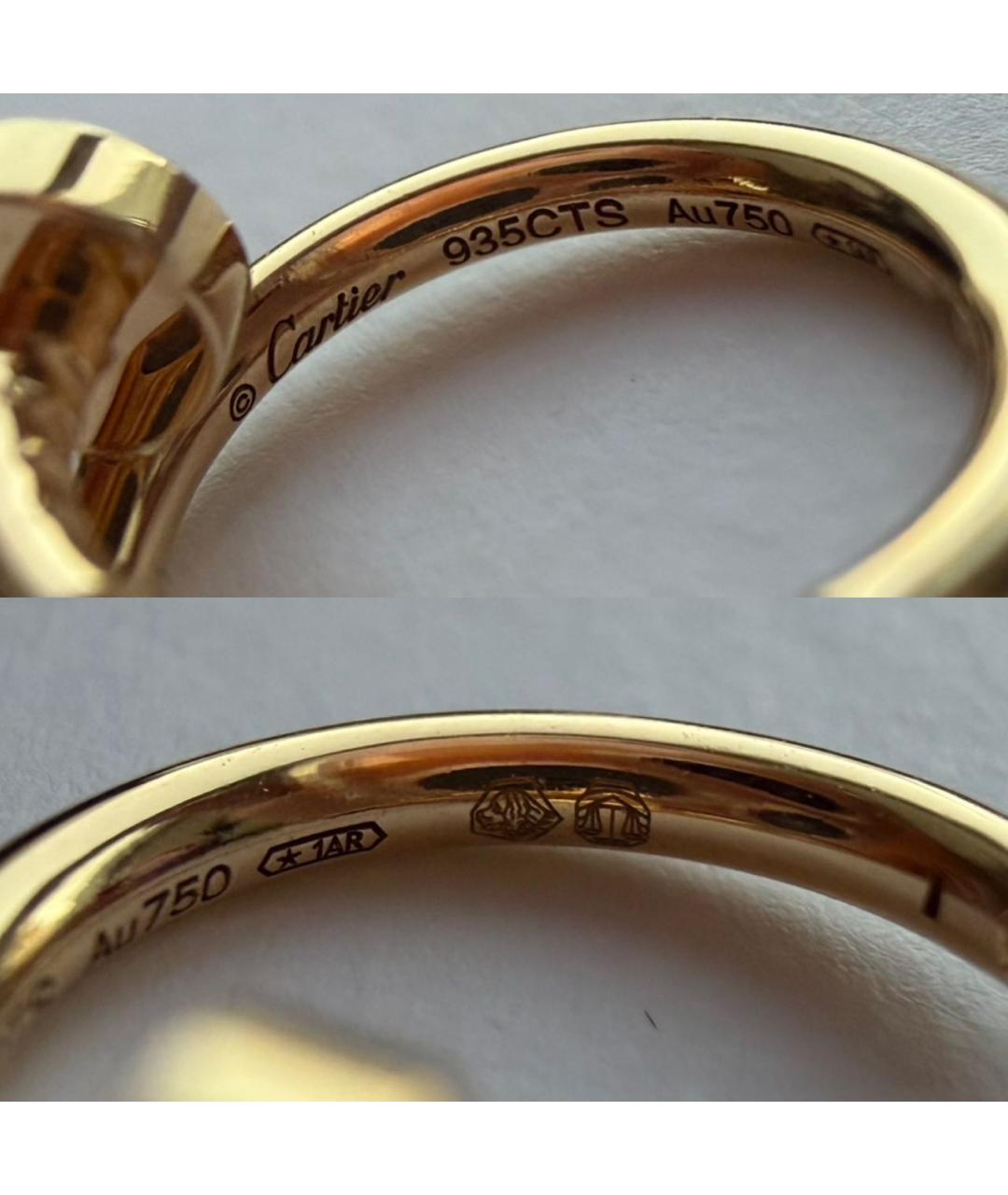 CARTIER Золотые серьги из желтого золота, фото 6