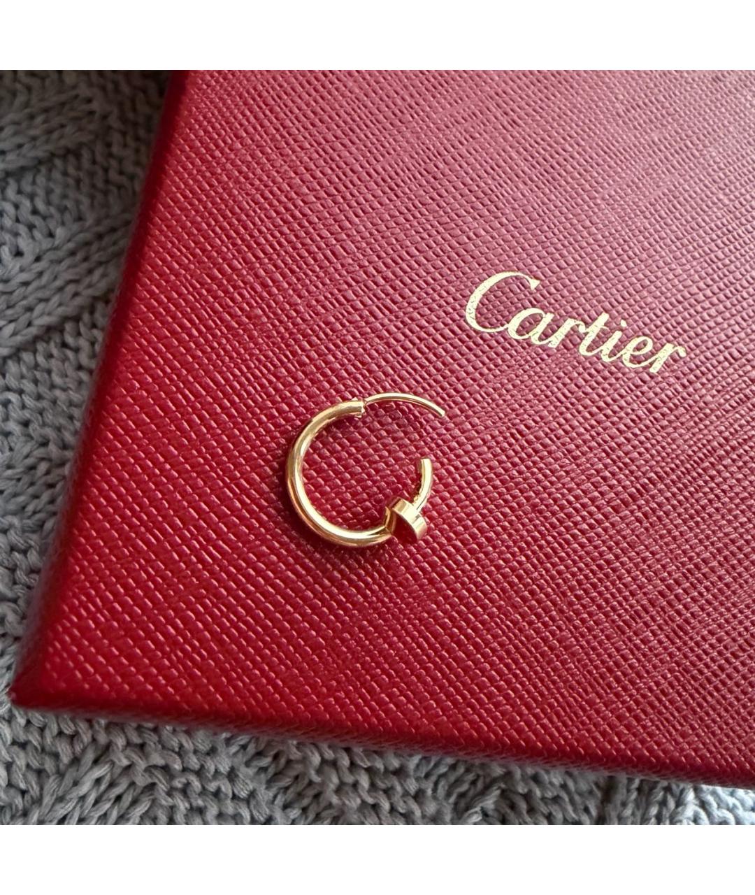 CARTIER Золотые серьги из желтого золота, фото 8