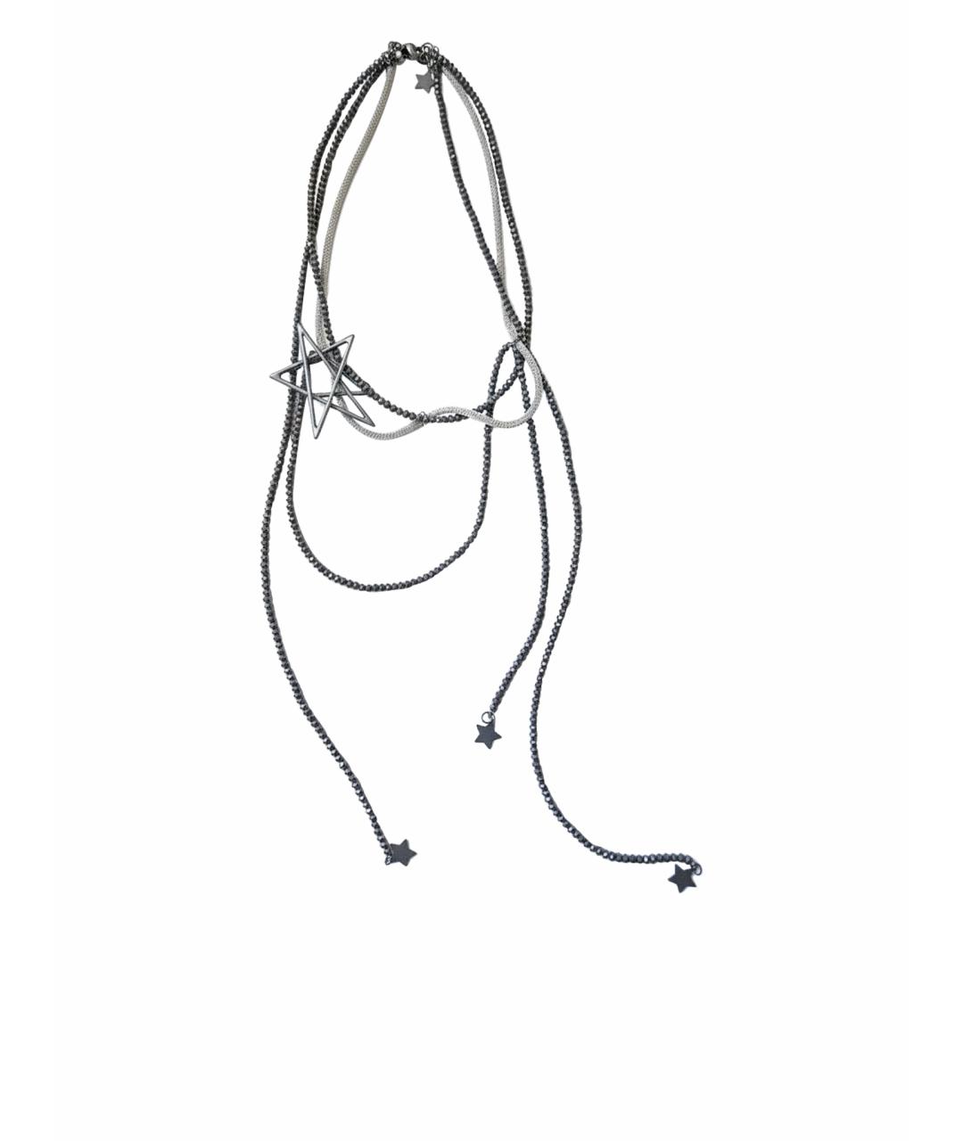 LORENA ANTONIAZZI Бежевое колье из бисера, фото 1