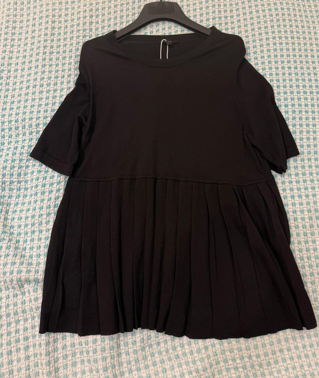 COS Черный вискозный джемпер / свитер, фото 2