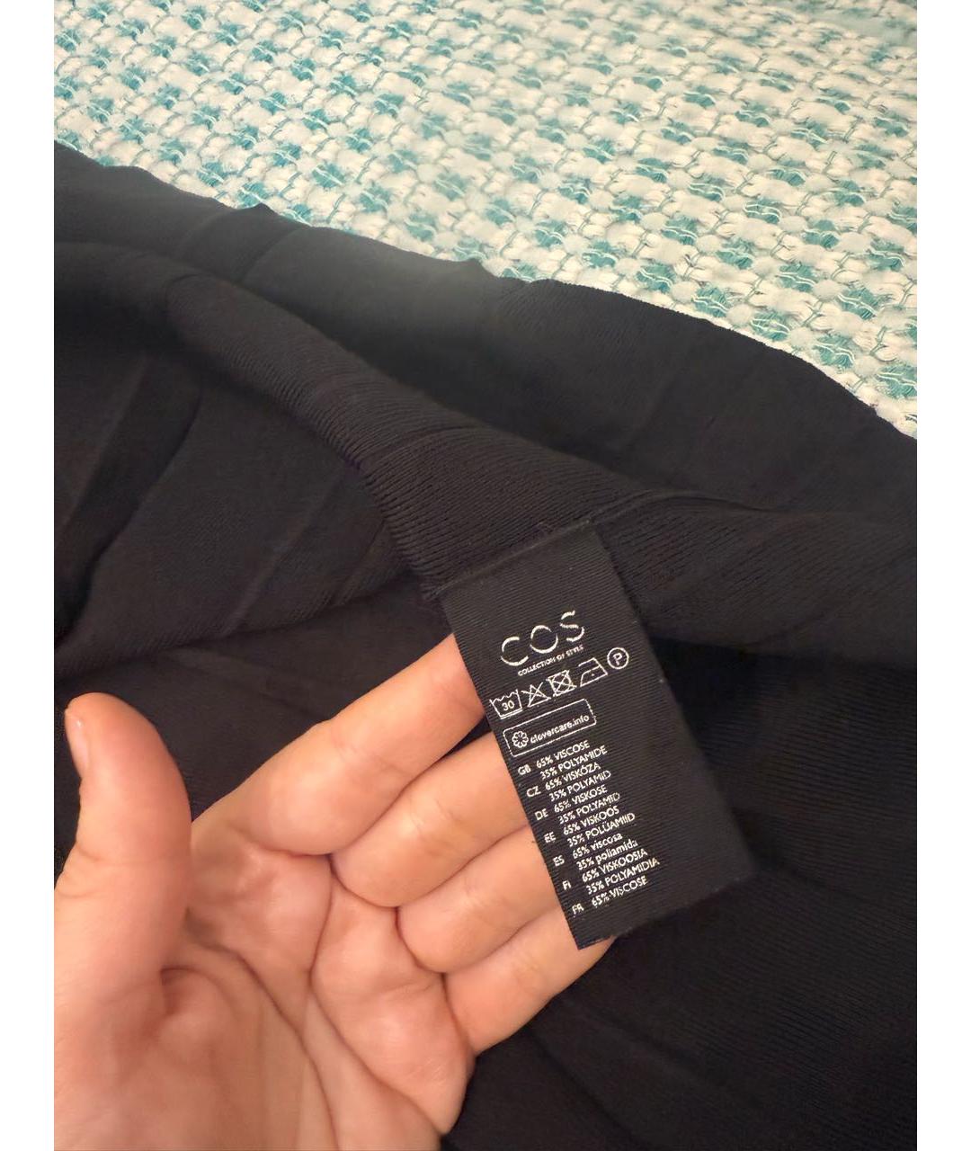 COS Черный вискозный джемпер / свитер, фото 4