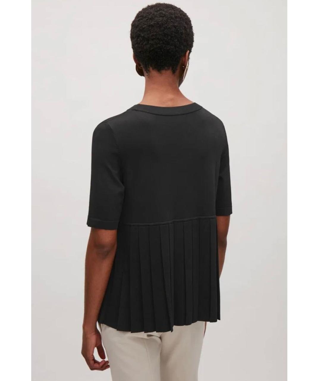 COS Черный вискозный джемпер / свитер, фото 8