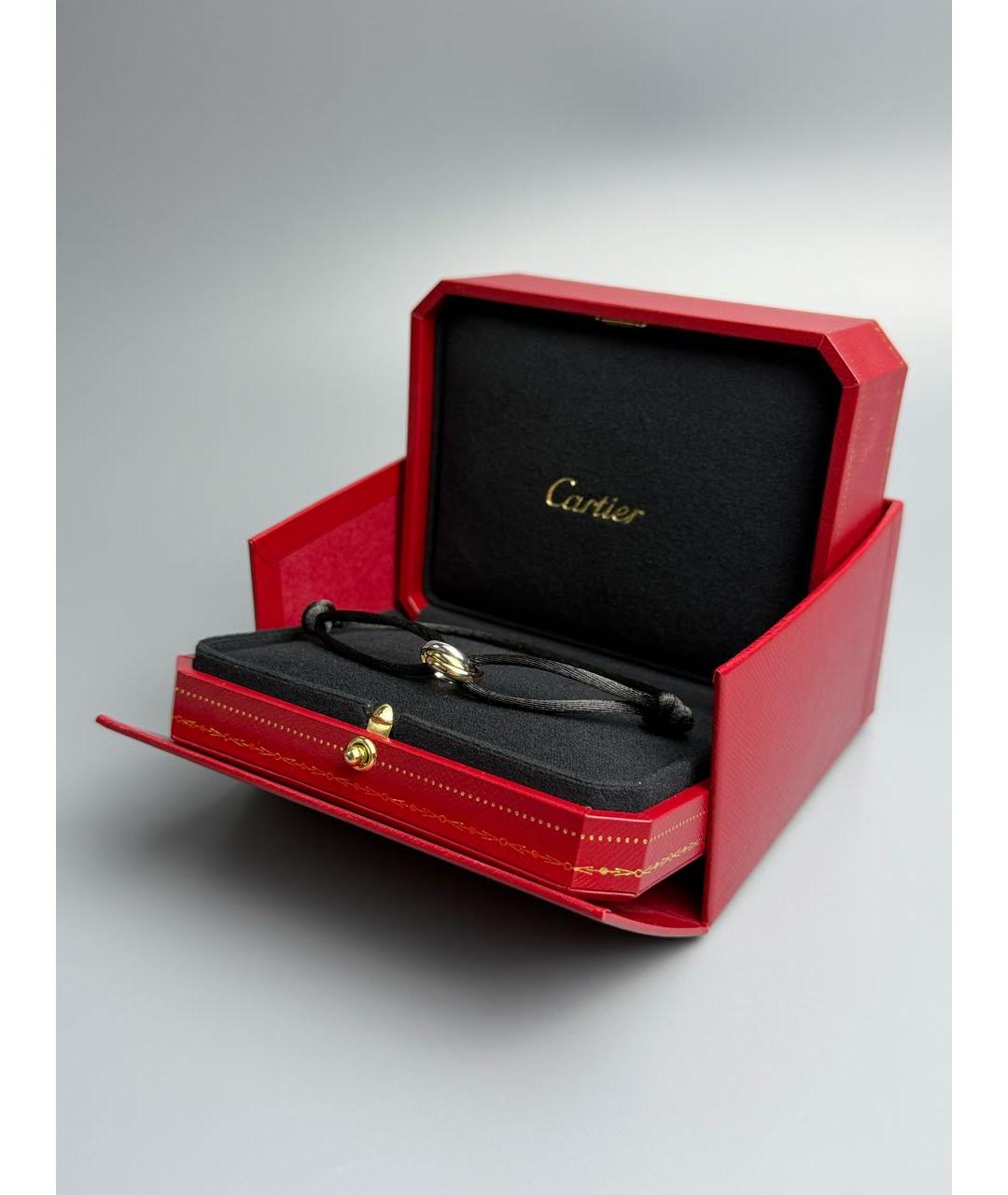 CARTIER Черный браслет из белого золота, фото 4