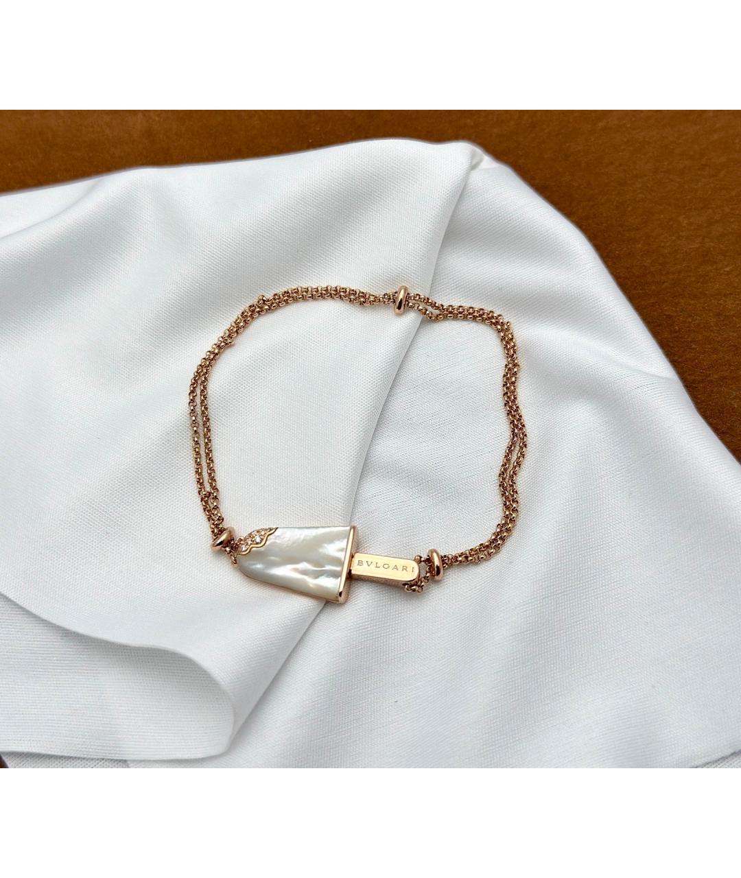 BVLGARI Золотой браслет из розового золота, фото 3