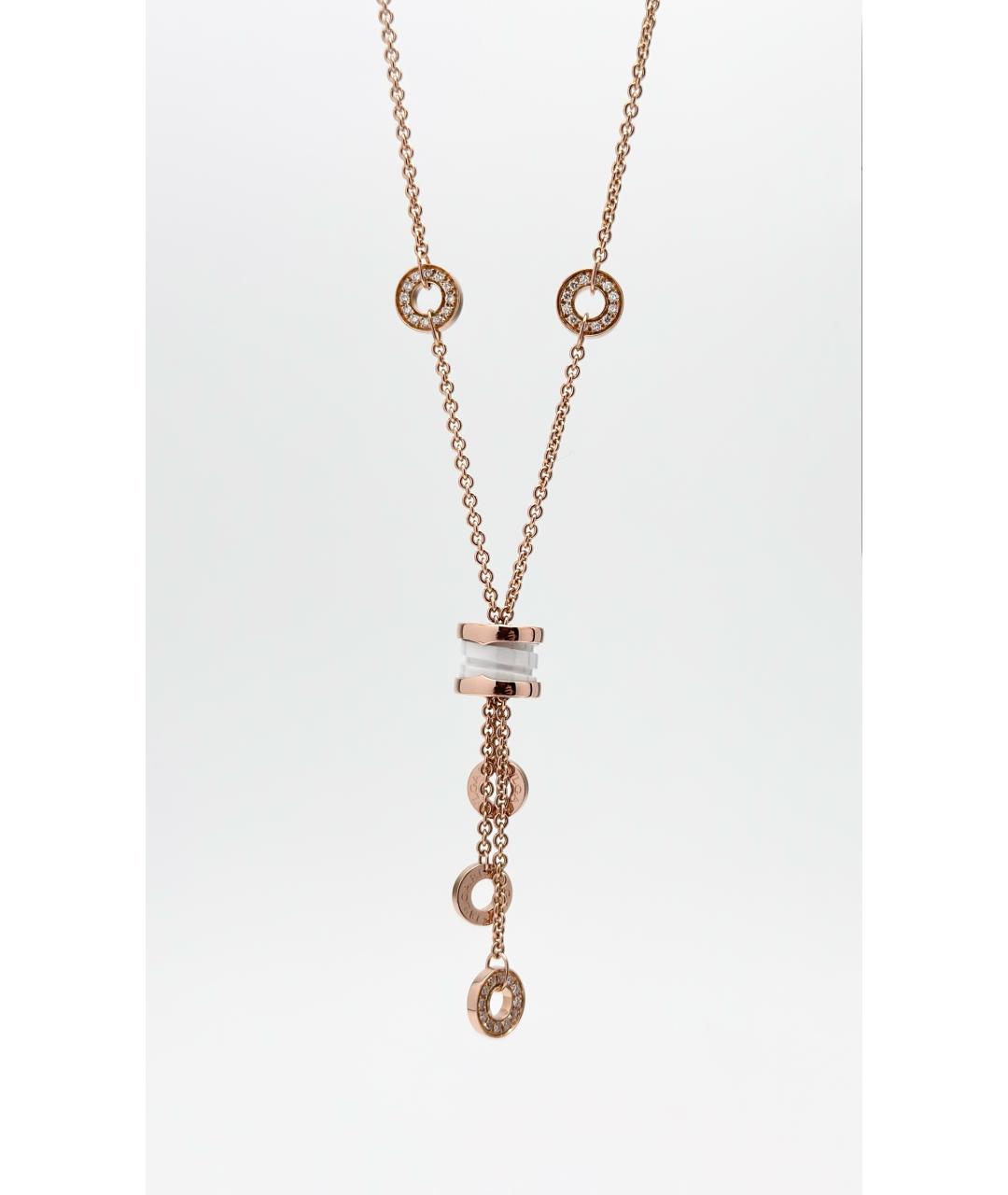 BVLGARI Золотое колье из розового золота, фото 4
