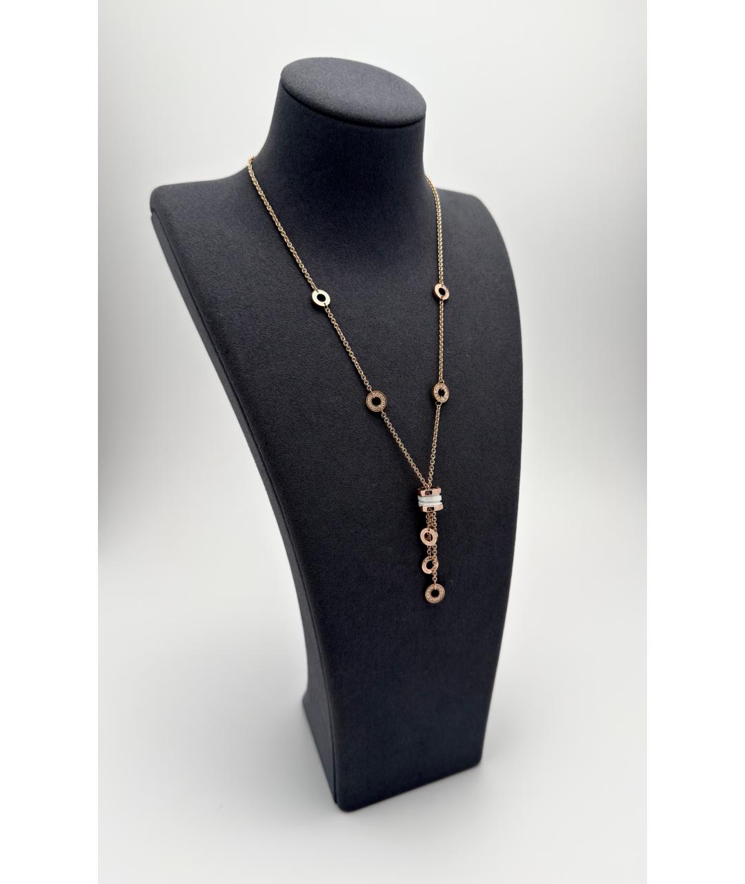 BVLGARI Золотое колье из розового золота, фото 2