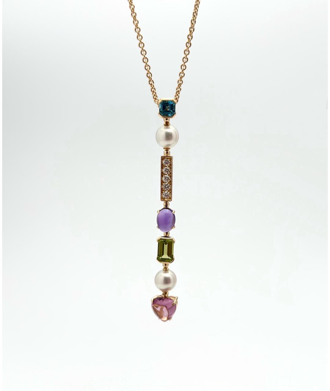 BVLGARI Золотое колье из желтого золота, фото 4